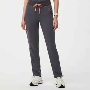 FIGS Charcoal High Waisted Yola Scrub Pants